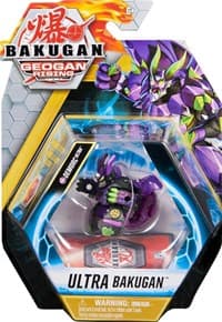 Bakugan Ultra Single Pack - Darkus Elemental Demorc Ultra - Geogan Rising - Bakugan TCG card