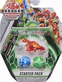 Bakugan Starter 3-Pack - Pyrus Nillious Ultra - Geogan Rising - Bakugan TCG card