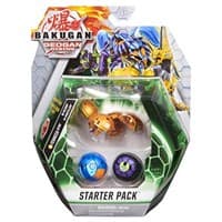 Bakugan Starter 3-Pack - Aurelus Fenneca Ultra - Geogan Rising - Bakugan TCG card