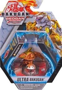 Bakugan Ultra Single Pack - Aurelus Sharktar Ultra - Geogan Rising - Bakugan TCG card