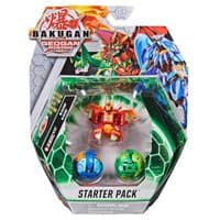 Bakugan Starter 3-Pack - Pyrus Demorc Ultra - Geogan Rising - Bakugan TCG card