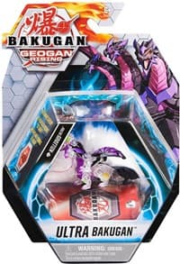 Bakugan Ultra Single Pack - Darkus Diamond Nillious Ultra - Geogan Rising - Bakugan TCG card