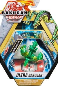 Bakugan Ultra Single Pack - Ventus Elemental Serpillious Ultra - Geogan Rising - Bakugan TCG card
