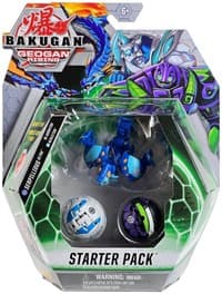 Bakugan Starter 3-Pack - Aquos Serpillious Ultra - Geogan Rising - Bakugan TCG card