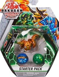 Bakugan Starter 3-Pack - Aurelus Toronoid Ultra - Geogan Rising - Bakugan TCG card