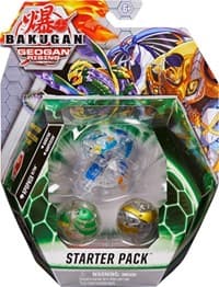 Bakugan Starter 3-Pack - Aquos Diamond Apophix Ultra - Geogan Rising - Bakugan TCG card