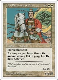 Liu Bei, Lord of Shu - Portal Three Kingdoms - Magic: The Gathering card