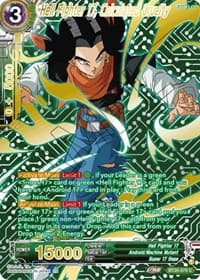 Hell Fighter 17, Calculated Cruelty (Gold-Stamped) - Power Absorbed - Dragon Ball Super: Masters card