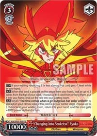 "Changing Into Senketsu" Ryuko - KILL la KILL Power Up Set - Weiss Schwarz card