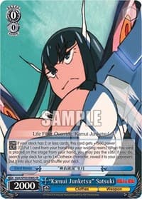 "Kamui Junketsu" Satsuki (SR) - KILL la KILL Power Up Set - Weiss Schwarz card