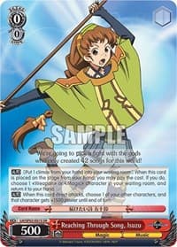 Reaching Through Song, Isuzu (SR) - LOG HORIZON Power Up Set - Weiss Schwarz card