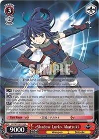 "Shadow Lurk" Akatsuki (SR) - LOG HORIZON Power Up Set - Weiss Schwarz card