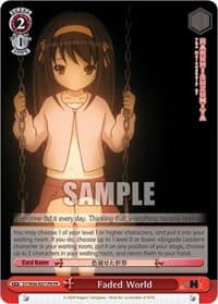 Faded World - The Melancholy Of Haruhi Suzumiya Power Up Set - Weiss Schwarz card