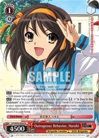 Outrageous Behavior, Haruhi - The Melancholy Of Haruhi Suzumiya Power Up Set - Weiss Schwarz card