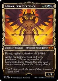 Atraxa, Praetors' Voice (Halo Foil) - March of the Machine: Multiverse Legends - Magic: The Gathering card