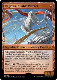 Ragavan, Nimble Pilferer (Halo Foil) - March of the Machine: Multiverse Legends - Magic: The Gathering card