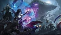 Aleksi Briclot Planeswalker Playmat for Magic: The Gathering (Kickstarter Exclusive) - Eldritch Moon Battle - Ultra Pro Playmats - Playmats card