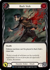 Back Stab (Yellow) - Outsiders - Flesh and Blood TCG card