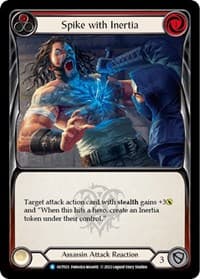 Spike with Inertia - Outsiders - Flesh and Blood TCG card