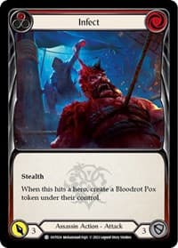 Infect (Red) - Outsiders - Flesh and Blood TCG card