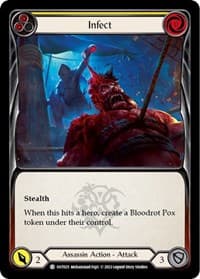 Infect (Yellow) - Outsiders - Flesh and Blood TCG card