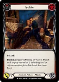 Isolate (Red) - Outsiders - Flesh and Blood TCG card