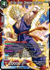 SS Son Gohan, Defeating the Demon (Zenkai Series Tournament Pack Vol.3) - Tournament Promotion Cards - Dragon Ball Super: Masters card