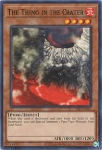 The Thing in the Crater - Invasion of Chaos (25th Anniversary Edition) - YuGiOh card