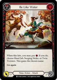 Be Like Water (Red) - Outsiders - Flesh and Blood TCG card
