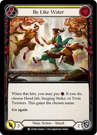 Be Like Water (Yellow) - Outsiders - Flesh and Blood TCG card