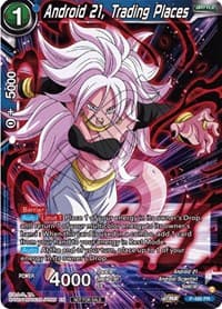 Android 21, Trading Places (Zenkai Series Tournament Pack Vol.3) - Tournament Promotion Cards - Dragon Ball Super: Masters card