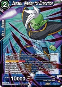 Zamasu, Wishing for Extinction (Zenkai Series Tournament Pack Vol.3) - Tournament Promotion Cards - Dragon Ball Super: Masters card