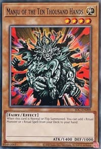 Manju of the Ten Thousand Hands - Invasion of Chaos (25th Anniversary Edition) - YuGiOh card
