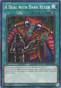 A Deal with Dark Ruler - Dark Crisis (25th Anniversary Edition) - YuGiOh card