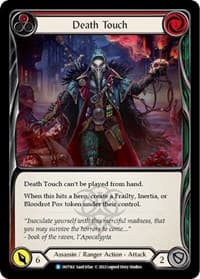 Death Touch (Red) - Outsiders - Flesh and Blood TCG card