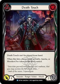 Death Touch (Blue) - Outsiders - Flesh and Blood TCG card