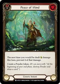 Peace of Mind (Red) - Outsiders - Flesh and Blood TCG card