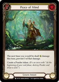 Peace of Mind (Yellow) - Outsiders - Flesh and Blood TCG card