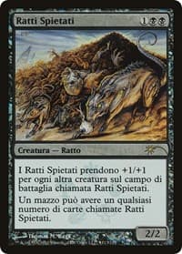 Relentless Rats (Italian) - "Ratti Spietati" - Unique and Miscellaneous Promos - Magic: The Gathering card