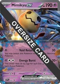 Mimikyu ex - Jumbo Cards - Pokemon card
