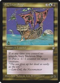 Skeleton Ship - Ice Age - Magic: The Gathering card