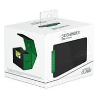 Synergy Sidewinder Xenoskin Deck Case 100+ - Black/Green - Ultimate Guard Deck Boxes - Deck Boxes card