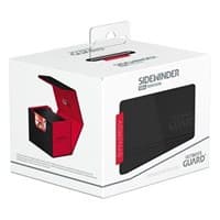 Synergy Sidewinder Xenoskin Deck Case 100+ - Black/Red - Ultimate Guard Deck Boxes - Deck Boxes card