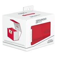 Synergy Sidewinder Xenoskin Deck Case 100+ - Red/White - Ultimate Guard Deck Boxes - Deck Boxes card