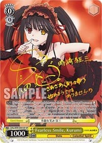 Fearless Smile, Kurumi (SP) - Date A Live Vol.2 - Weiss Schwarz card