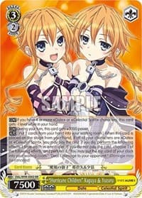 "Hurricane Children" Kaguya & Yuzuru - Date A Live Vol.2 - Weiss Schwarz card
