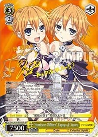 "Hurricane Children" Kaguya & Yuzuru (SP) (A) - Date A Live Vol.2 - Weiss Schwarz card