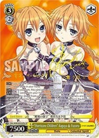 "Hurricane Children" Kaguya & Yuzuru (SP) (B) - Date A Live Vol.2 - Weiss Schwarz card