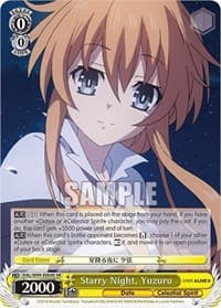 Starry Night, Yuzuru (SR) - Date A Live Vol.2 - Weiss Schwarz card