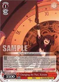 Changing the Past, Kurumi (SR) - Date A Live Vol.2 - Weiss Schwarz card